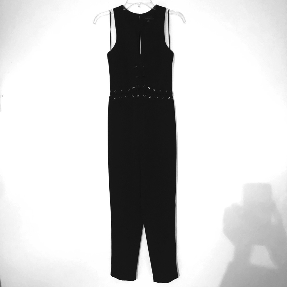 Adelyn Rae/Black Tailored Jumpsuit